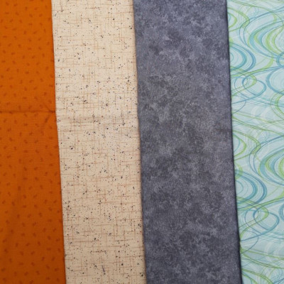 mes 4 tissus de Françoise à Provins 77