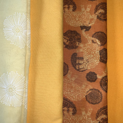 Mon choix de tissus.