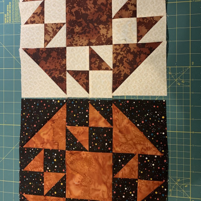 Here are my July blocks. Frederique T