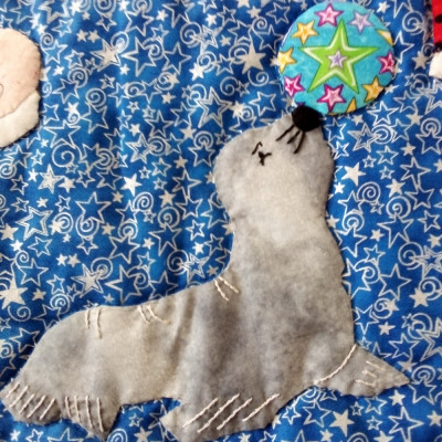 O... Otarie (détail)- Micheline Bigand