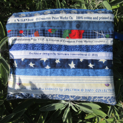 Lisières en bleu verso, Marie-Francoise de Lille