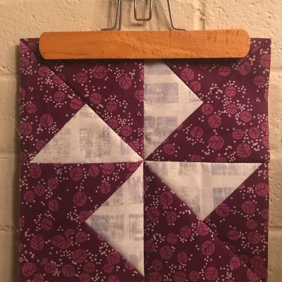 January block for monthly color challenge 2021