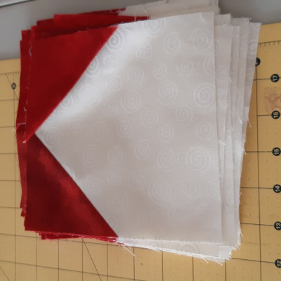 My fabrics are all cut out and I am ready for the next clue