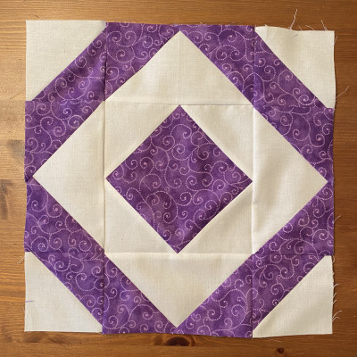 Sally D April - purple