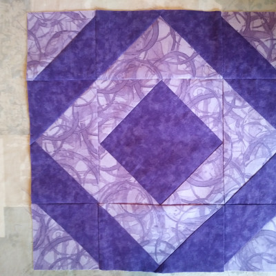 My April quilt block💜💜💜