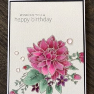 Day 1! My 1st challenge. I'll try to do a card a day as often as I can!