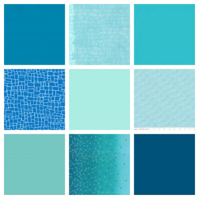 splash 2: blues of the ocean. reflections of sun on water. tiles in the pool