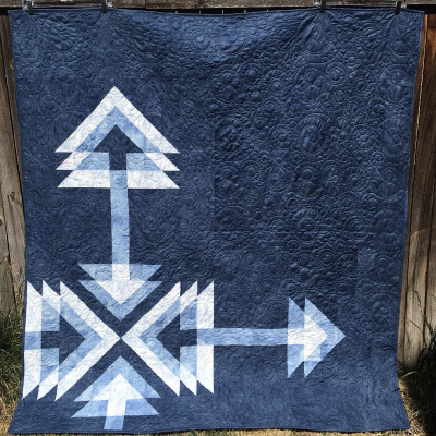 Push Pull Quilt Complete