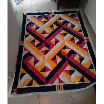 Quilting dans la couture à la machine, maintenant je vais essayer une fantaisie