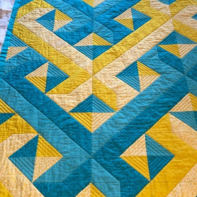 Rejeanne Santoro - Quilting completed.
