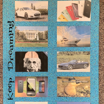 Caroline's Christmas "Keep Dreaming" Pillowcase