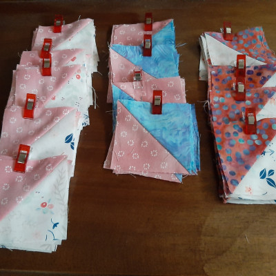 Carrés des blocs 1 à 3 Marie Odile du 67