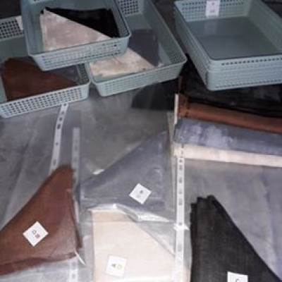 tous les petits triangles sont prêts pour continuer les 3 autres boîtes. Véro 52