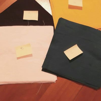 Tissus coupés, Laetitia Dty