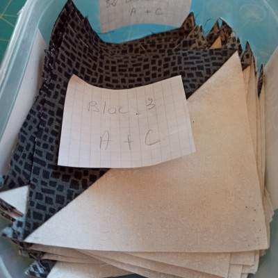 Blocs 3 finis pendant la canicule du Nord. Sabine Bigache