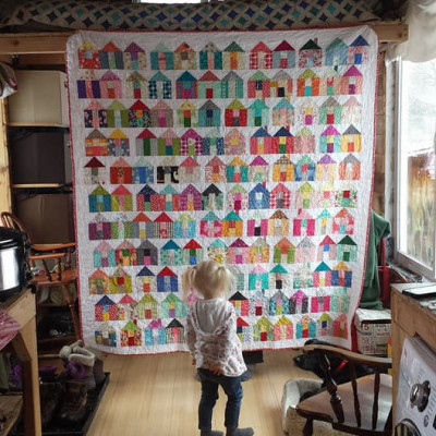 Tiny House quilt in the Tiny House