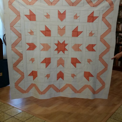 Mom's Peachy Lap size.