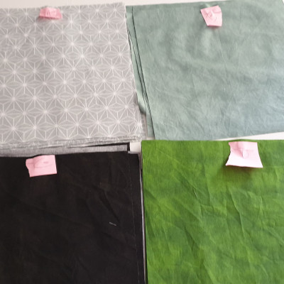 Voilà mon nouveau choix de tissus. Borras Clarisse