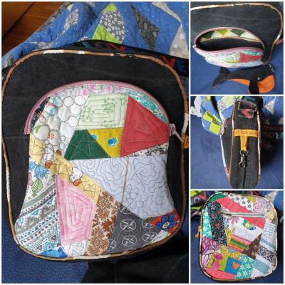 Quilttest zur Bugwelle verarbeitet