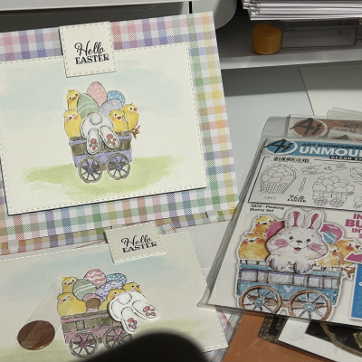 Consuelo G cased B Krebs & J McGuire pendulum card