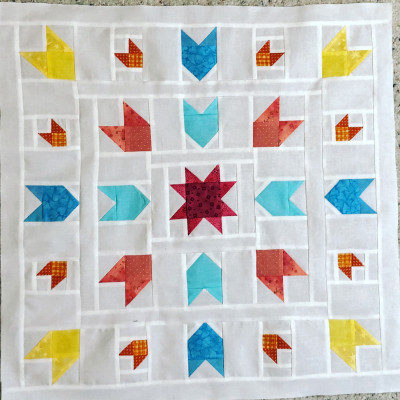 Baby size Starstruck quilt.