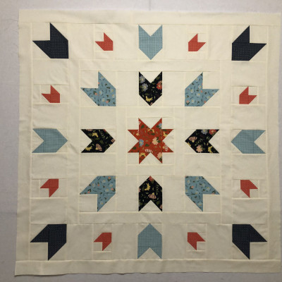 It's after midnight but Daisy's baby quilt is finished.