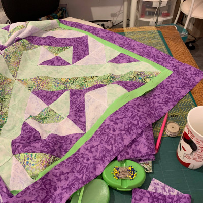 Catherine Fauconnet. voici donc la photo de mon encours...