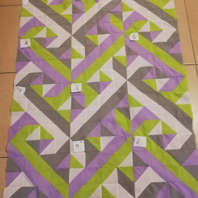 bernadette villalba  on en voit le bout assembler a la main