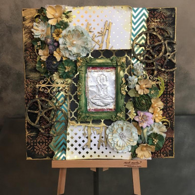 #papercioues#embosingpasteitsybitsy#handmadefloweritsybitsy