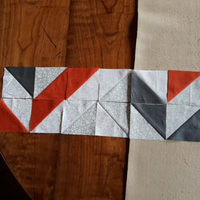 Fabienne Gayet Début de montage avec les 5 blocs