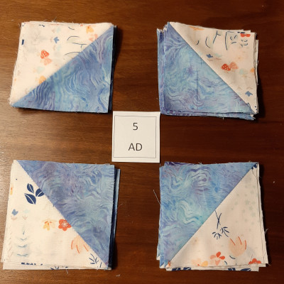 Voici les blocs 5 AD, Marie Odile du 67