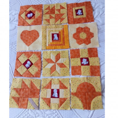 Les blocs du challenge France Patchwork - Micheline