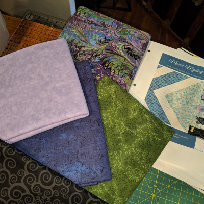 Here are the fabrics I chose.